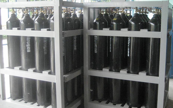 Cụm chai khí Pallet